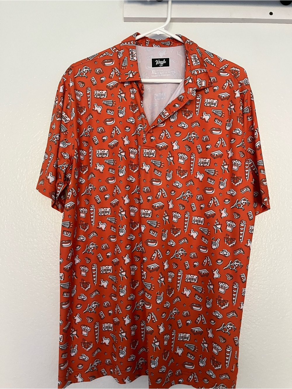 Texas Orange Waggle Polo